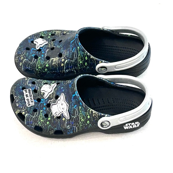 CROCS Star Wars Kids - Black, Blue, and Green - Picture 3 of 5